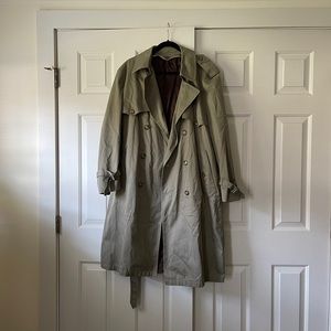 Khaki trench coat